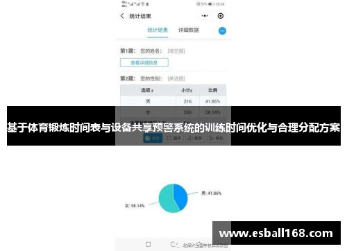 基于体育锻炼时间表与设备共享预警系统的训练时间优化与合理分配方案