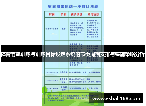 体育有氧训练与训练目标设定系统的节奏周期安排与实施策略分析